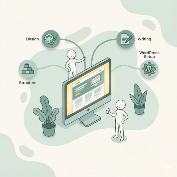 Webサイト制作の全体像イメージ